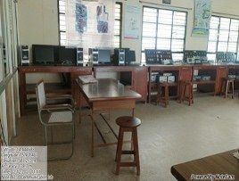 Communication Laboratory, benches with instruments