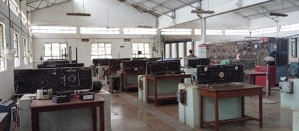 Electric Motors Laboratory EEL2, motor test benches and control panels