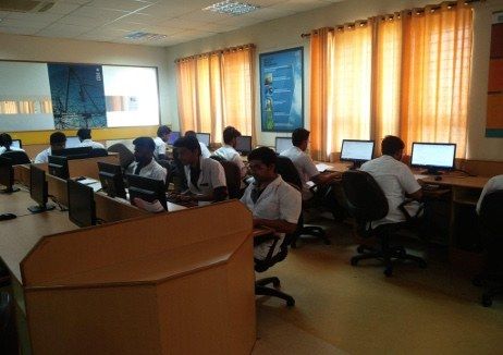 Computer laboratory 4, students at workstations