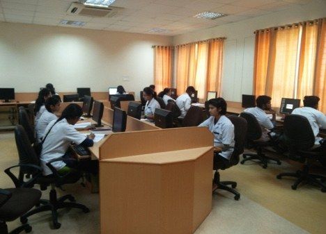 Computer laboratory 3, students at workstations