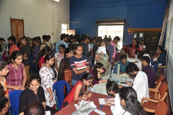 A health camp on campus