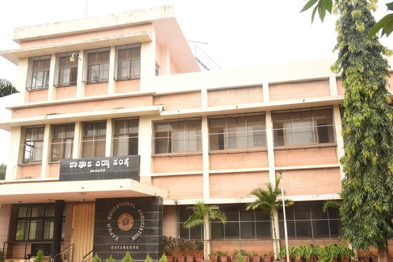 The Bapuji Educational Association headquarters building in Davanagere