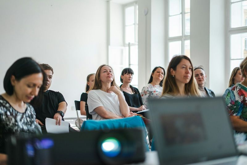 Postgraduate students at a seminar session