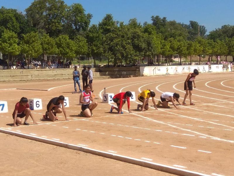 The college athletics team