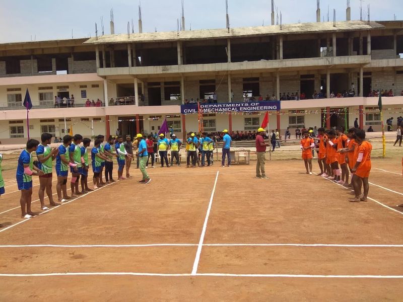 The college kabaddi team