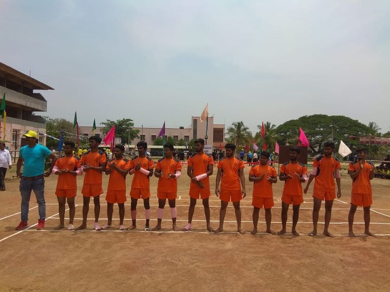 The college kabaddi team