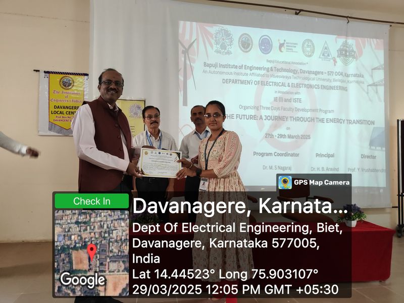 In the Electrical & Electronics Engineering department