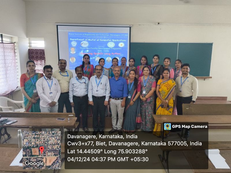 In the Master of Computer Applications department