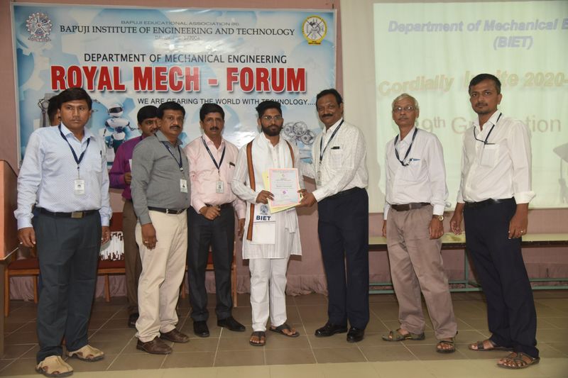 In the Mechanical Engineering department