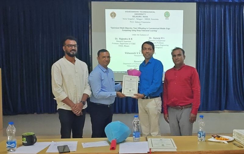 Dr. Vishwanath V. K. – Ph.D. Completion: "From Classroom to Doctoral Excellence: Congratulations Dr. Vishwanath V. K.!"