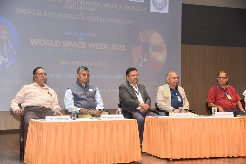 The ISRO team at BIET