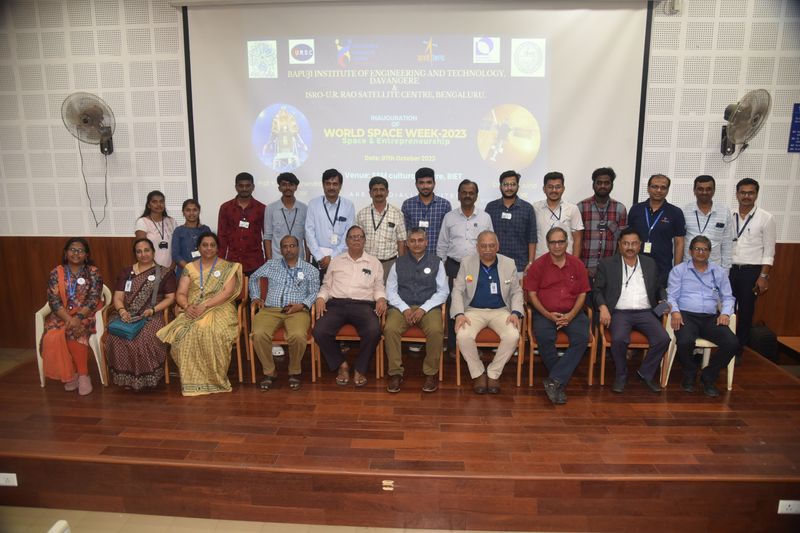 The ISRO team at BIET